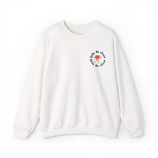 Heart Joie de Vivre | Joy of Living Crewneck Sweatshirt