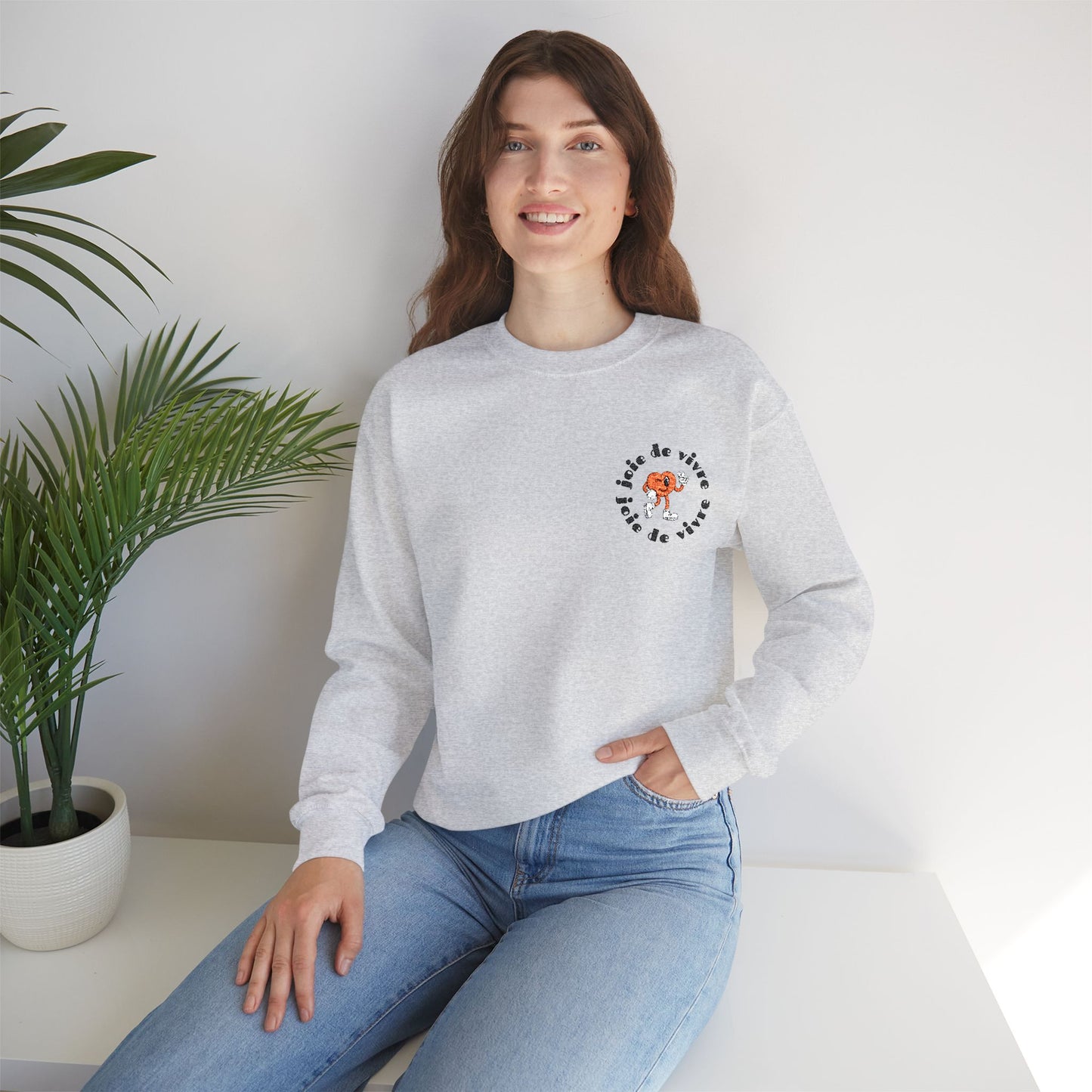 Heart Joie de Vivre | Joy of Living Crewneck Sweatshirt