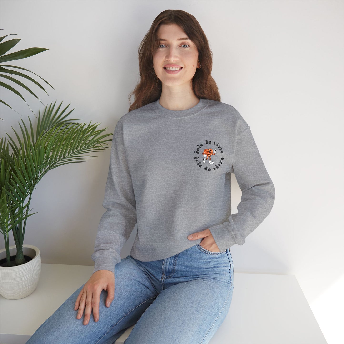Heart Joie de Vivre | Joy of Living Crewneck Sweatshirt