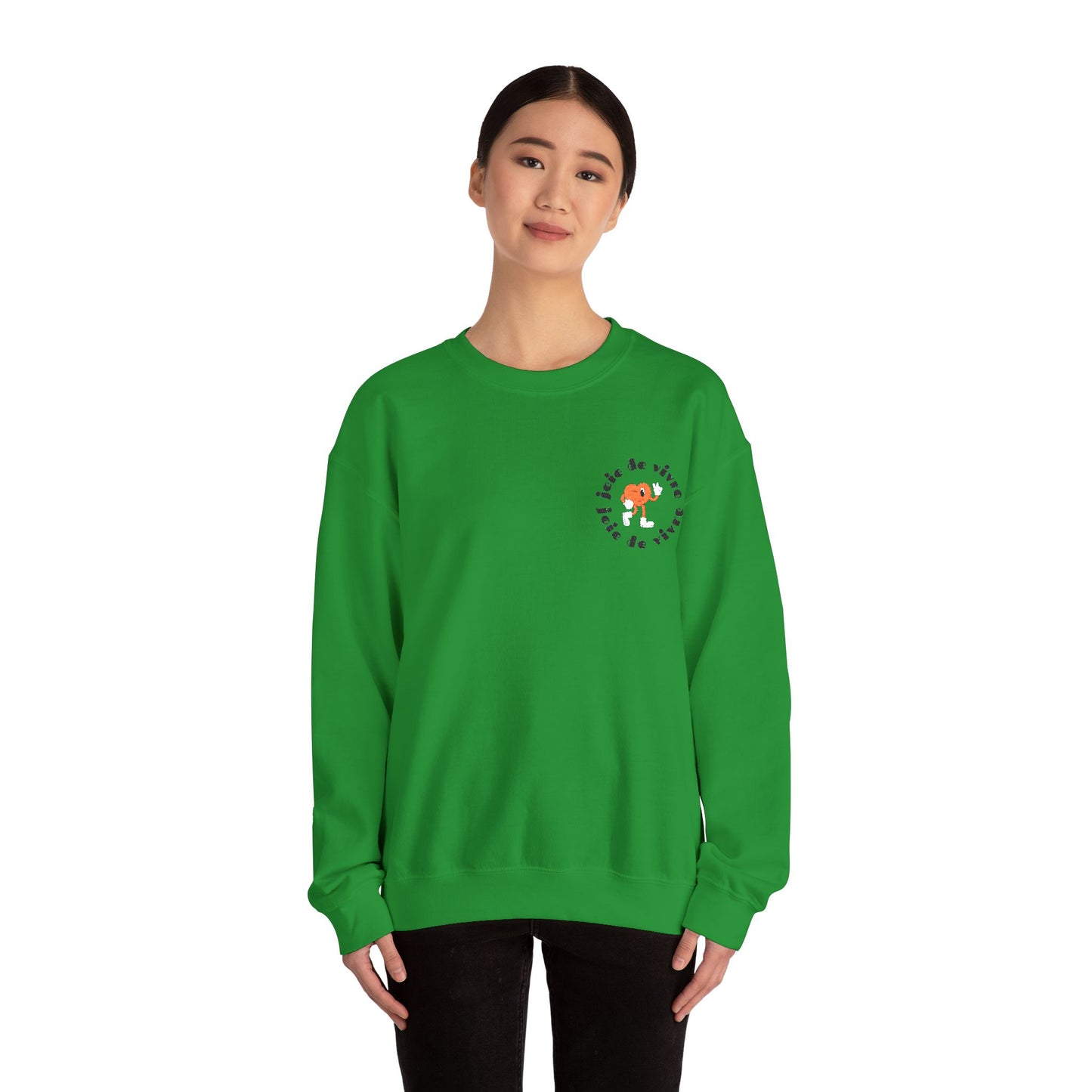 Heart Joie de Vivre | Joy of Living Crewneck Sweatshirt
