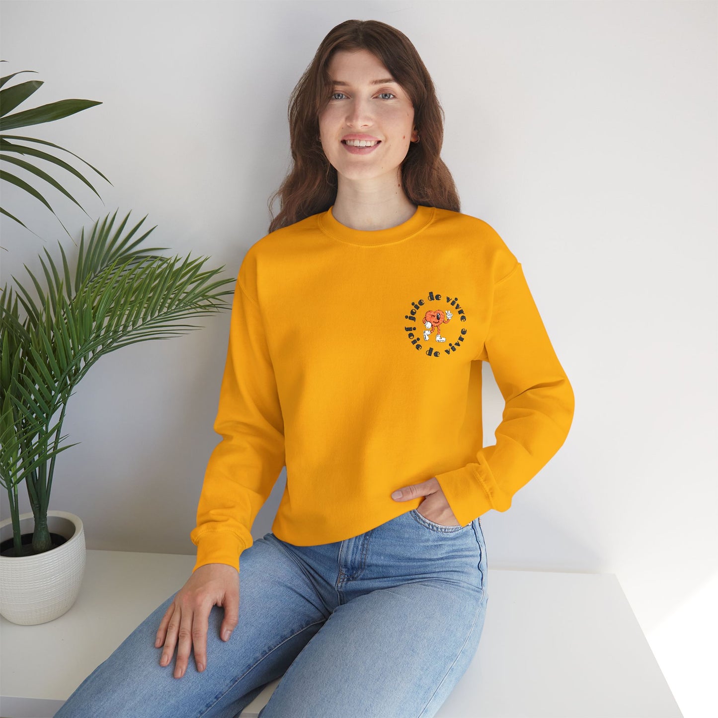 Heart Joie de Vivre | Joy of Living Crewneck Sweatshirt