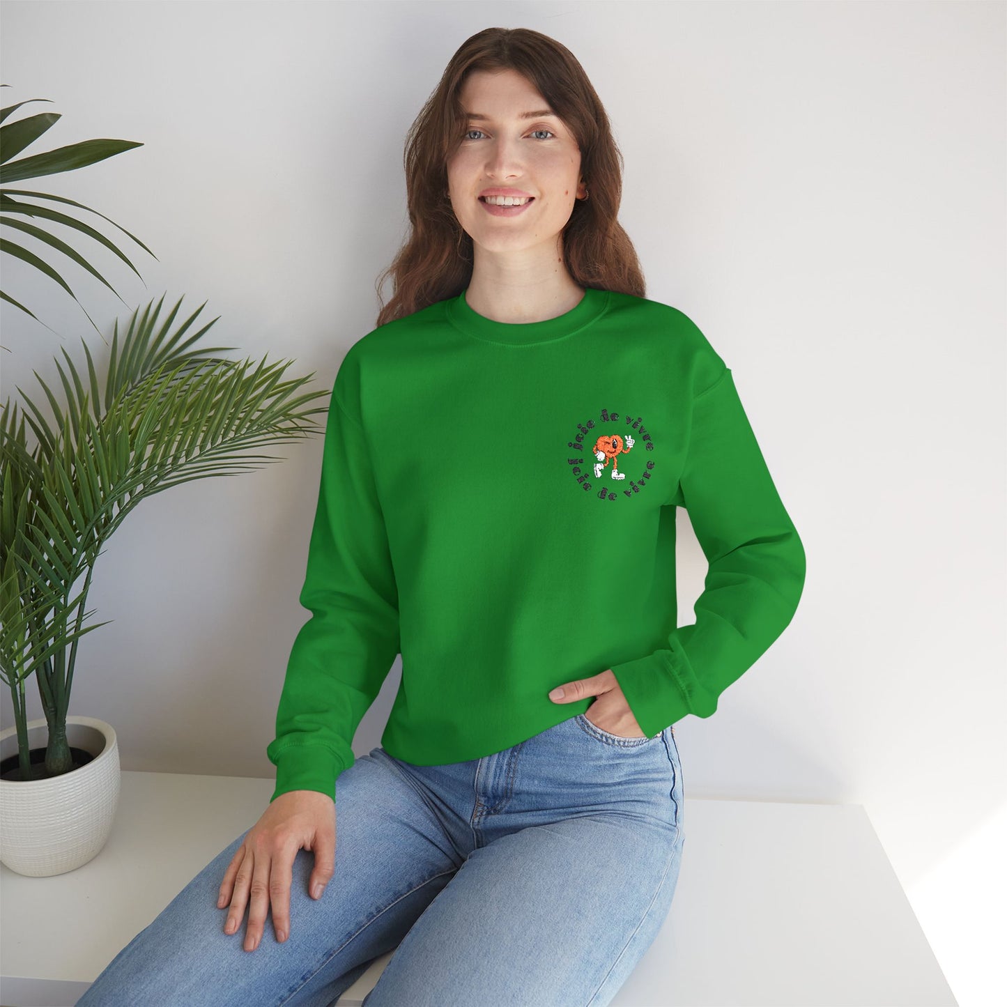 Heart Joie de Vivre | Joy of Living Crewneck Sweatshirt