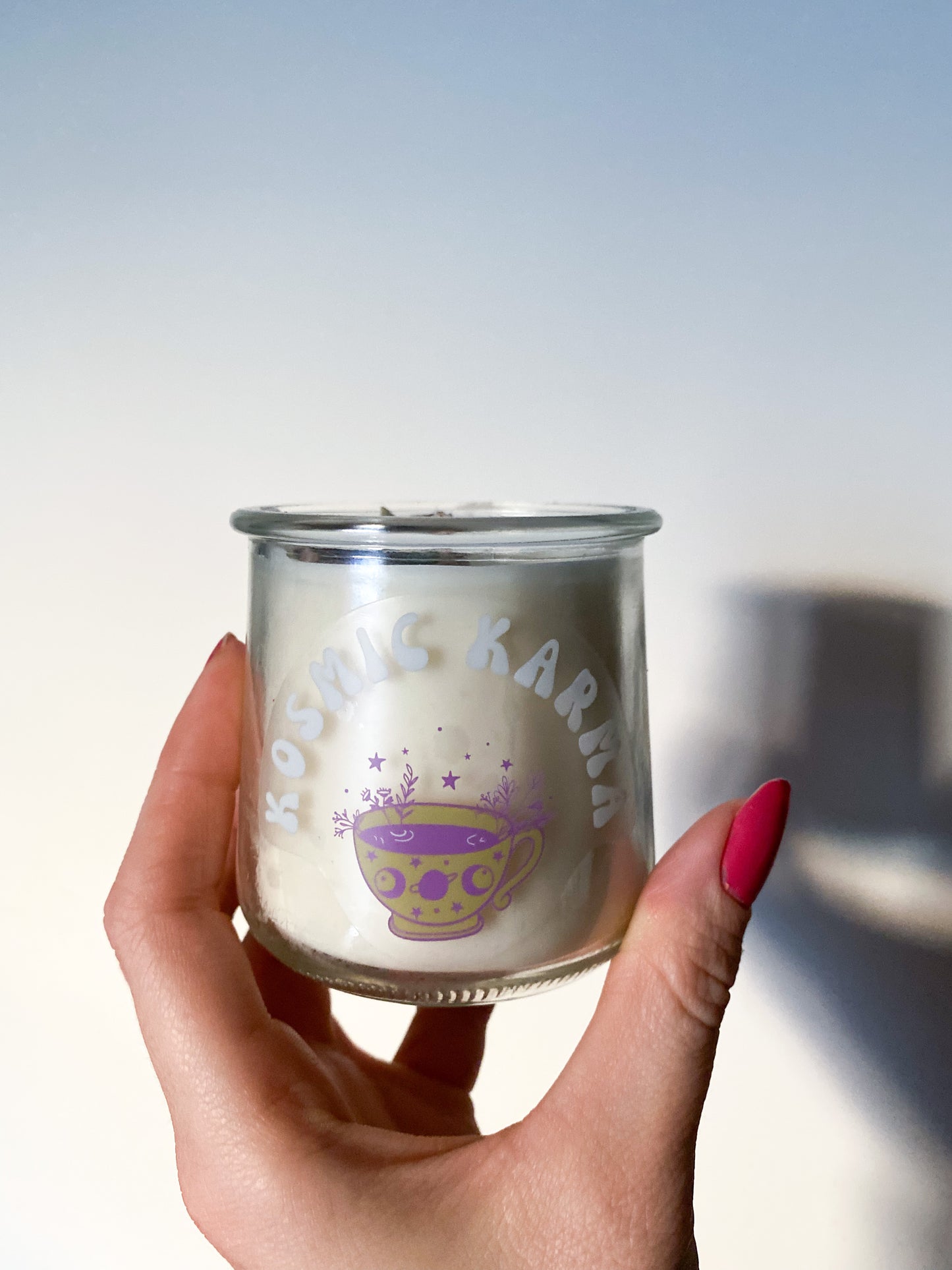 Kosmic Karma | White Sage & Lavender Clean Scent | 5 oz. Candle