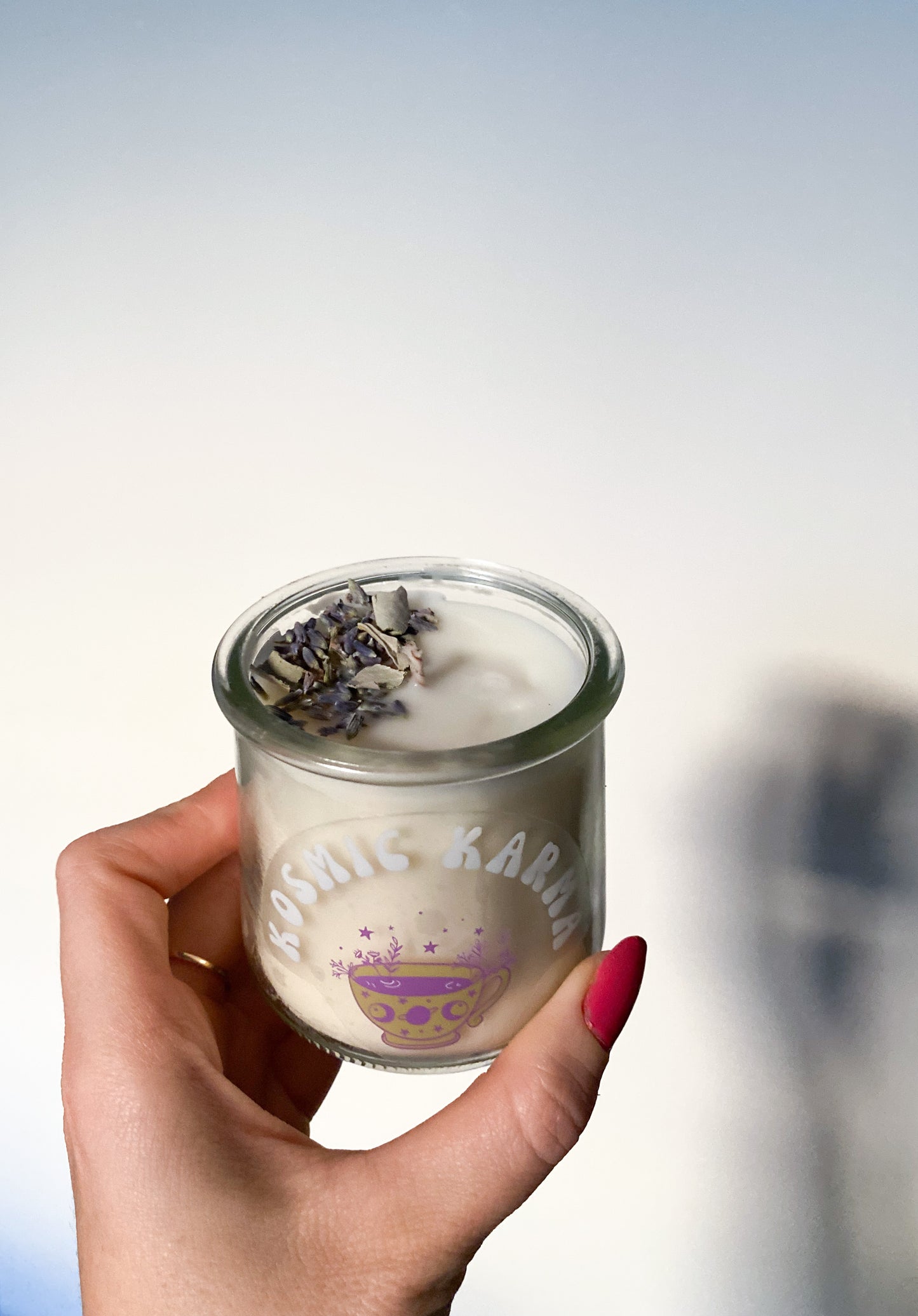 Kosmic Karma | White Sage & Lavender Clean Scent | 5 oz. Candle