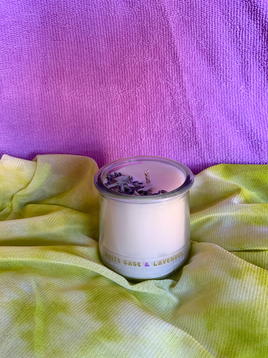 Kosmic Karma | White Sage & Lavender Clean Scent | 5 oz. Candle