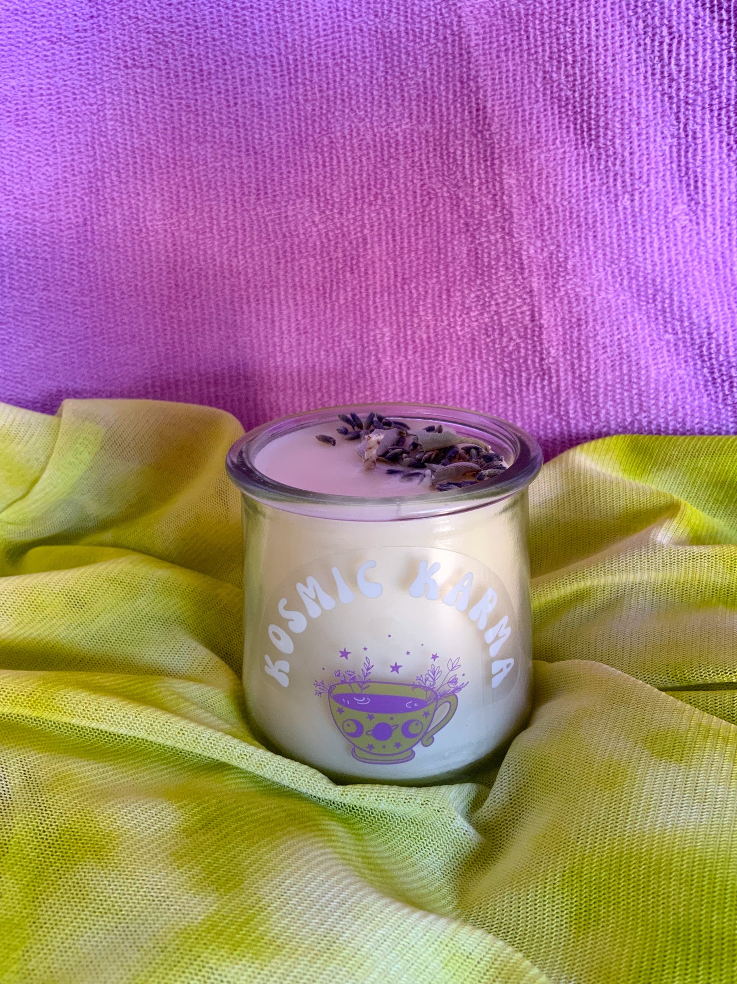 Kosmic Karma | White Sage & Lavender Clean Scent | 5 oz. Candle