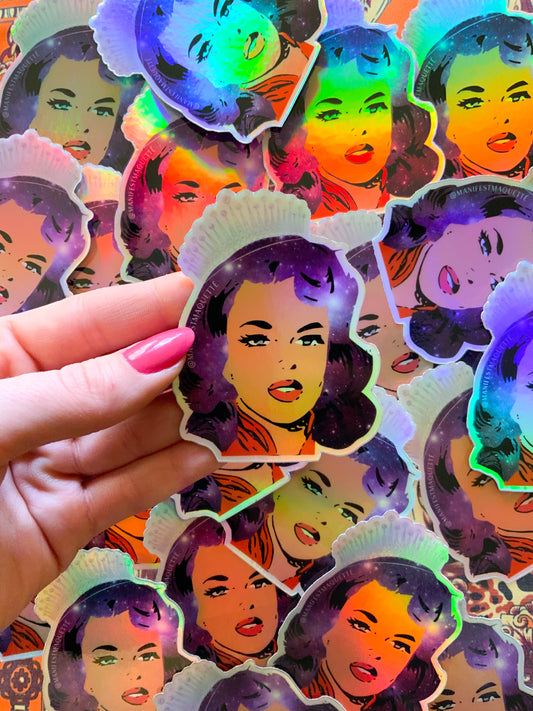 Miss Universe | Holographic Sticker