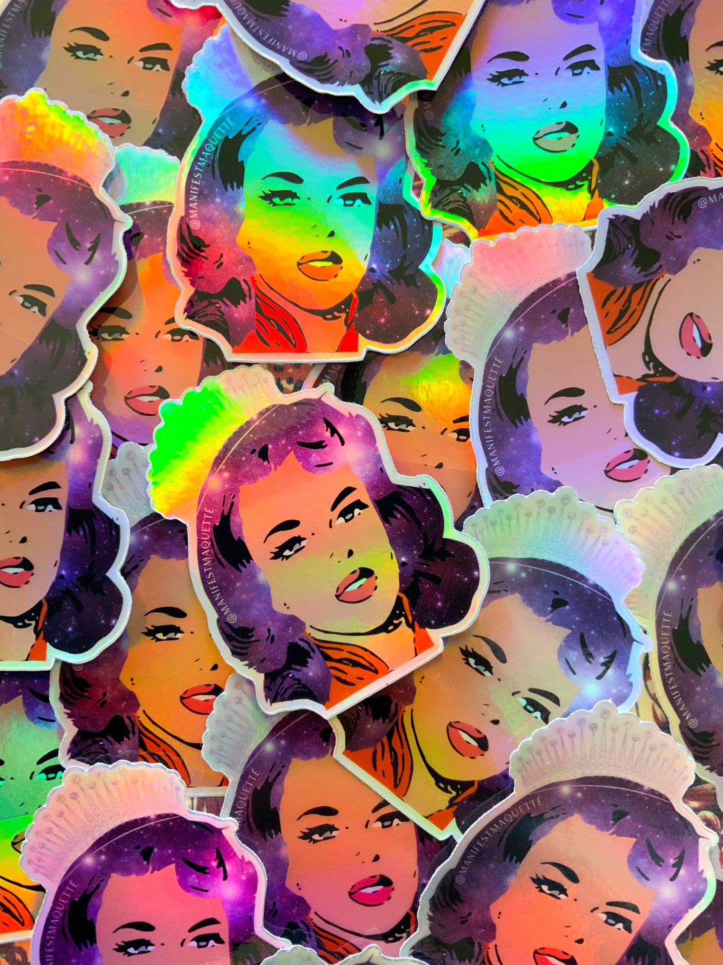 Miss Universe | Holographic Sticker