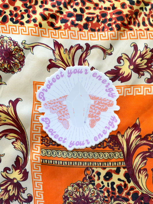 Protect Your Energy | Sticker