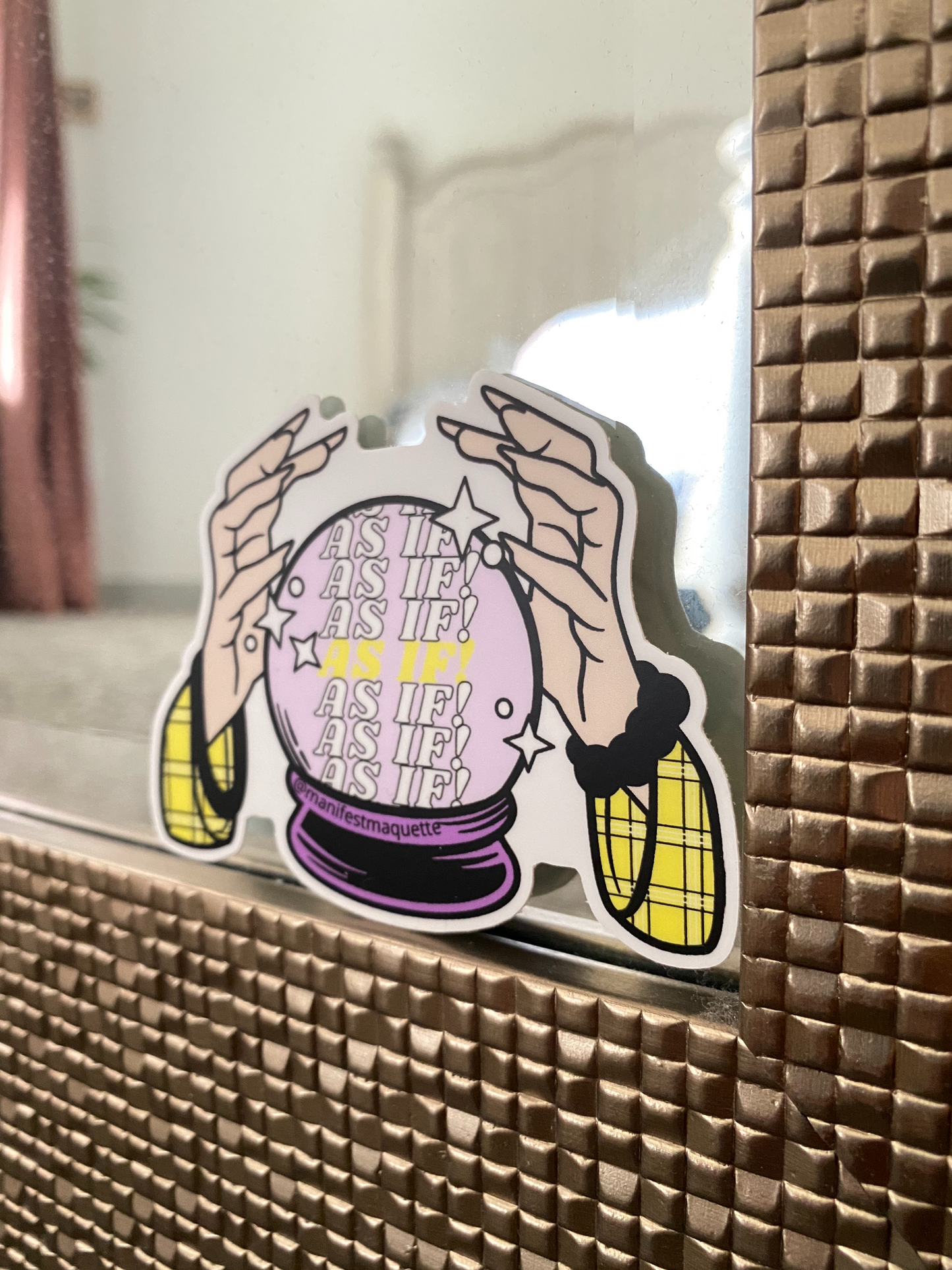As If fortune teller sticker - a homage to Clueless and Cher Horowitz
